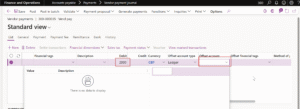 dynamics 365 finance and operations prepayment