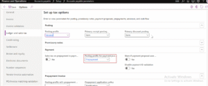 dynamics 365 finance and operations prepayment